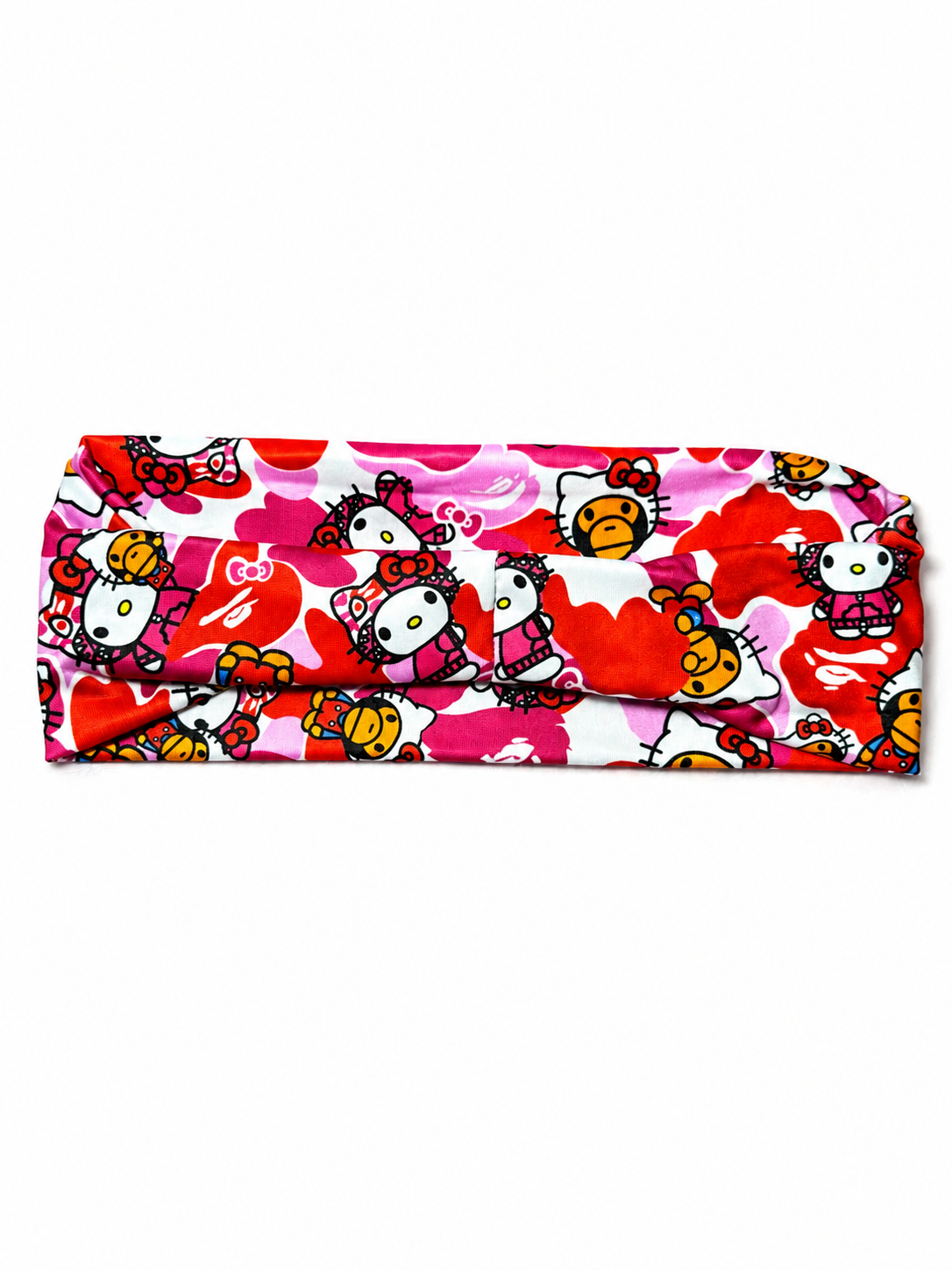 Pink Bape Hello Kitty Headband